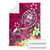 Guam Premium Blanket - Turtle Plumeria (Pink) 7