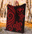 Polynesian Hawaii Premium Blanket - Red Tentacle Turtle 4