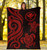 Polynesian Hawaii Premium Blanket - Red Tentacle Turtle 5