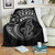 Seahorse Polynesian Blanket - Polynesian Tattoo Black 1