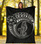Seahorse Polynesian Blanket - Polynesian Tattoo Black 5