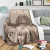 American Samoa Premium Blanket - Hibiscus Flowers Vintage Style 3