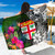 Fiji Sarong - Turtle Plumeria Banana Leaf 1