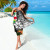 Fiji Sarong - Turtle Plumeria Banana Leaf 4