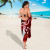 Kosrae Micronesia Custom Personalised Sarong - Coat Of Arm With Hibiscus 3