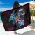 Samoa Custom Personalised Sarong -  Plumeria Flowers Turtle Style 1