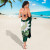 Nauru Polynesian Sarong - Green Turtle Hibiscus 3