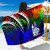New Caledonia Sarong - Tropical Leaf Rainbow Color 1