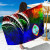 Guam Sarong - Tropical Leaf Rainbow Color 1