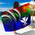 Hawaii Polynesian Sarong - Tropical Leaf Rainbow Color 1