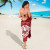 Tahiti Personalised Sarong - Tahiti Seal In Polynesian Tattoo Style (Red) 3