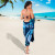 Marshall Islands Personalised Sarong - Turtle and Tribal Tattoo Of Polynesian 3