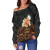 Marshall Islands Custom Personalised Women Off Shoulder Sweaters - Tribal Pattern Hibiscus 2
