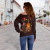 Yap Polynesian Personalised Women Off Shoulder Sweater - Legend of Yap (Red) 2