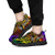 New Caledonia Custom Personalised Sneakers - Rainbow Polynesian Pattern 1