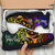 New Caledonia Custom Personalised Sneakers - Rainbow Polynesian Pattern 3