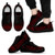Tuvalu Sneakers - Tuvalu Polynesian Chief Tattoo Deep Red Version 2
