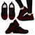 Tuvalu Sneakers - Tuvalu Polynesian Chief Tattoo Deep Red Version 4
