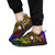 Northern Mariana Islands Custom Personalised Sneakers - Rainbow Polynesian Pattern 1