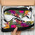 Tuvalu Sneakers Polynesian Hibiscus White Pattern 5