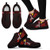 Papua New Guinea Polynesian Sneakers - Coat Of Arm With Hibiscus 4