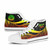 American Samoa High Top Shoes Reggae - Polynesian Tentacle Tribal Pattern 8
