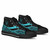 Niue High Top Shoes Turquoise - Polynesian Tentacle Tribal Pattern 3