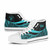 Niue High Top Shoes Turquoise - Polynesian Tentacle Tribal Pattern 8
