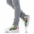 Marshall Islands High Top Shoes White - Turtle Plumeria Banana Leaf 9
