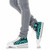 Nauru High Top Canvas Shoes - Turquoise Tentacle Turtle 9
