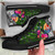 Tahiti High Top Shoes - Turtle Plumeria Banana Leaf 5
