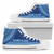 Gambier Islands High Top Shoes - Polynesian Flag Chief Version 1