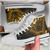 Cook Islands High Top Shoes - Cross Style Gold Color 7
