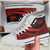 Tahiti High Top Shoes Red - Polynesian Tentacle Tribal Pattern 5