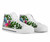 Federated States of Micronesia High Top Shoes White - Turtle Plumeria Banana Leaf 7