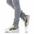 Federated States of Micronesia High Top Shoes White - Turtle Plumeria Banana Leaf 9