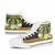 Nauru High Top Shoes - Polynesian Gold Patterns Collection 10
