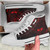 Marshall Islands High Top Shoes - Cross Style Red Color 7 Marshall Islands High Top Shoes - Cross Style Red Color 7