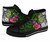 Tuvalu High Top Shoes - Turtle Plumeria Banana Leaf 3