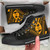 Guam High Top Shoes - Cross Style Gold Color 2