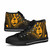 Guam High Top Shoes - Cross Style Gold Color 5