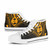 Guam High Top Shoes - Cross Style Gold Color 10