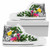Tokelau High Top Shoes White - Turtle Plumeria Banana Leaf 6