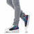 Fiji High Top Shoes Blue - Vintage Tribal Mountain Crest 9