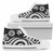 American Samoa High Top Shoes - White Tentacle Turtle 6