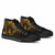 Solomon Islands High Top Shoes - Cross Style Gold Color 4