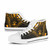 Solomon Islands High Top Shoes - Cross Style Gold Color 10