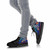 Marshall Islands High Top Shoes Blue - Vintage Tribal Mountain Crest 4