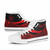 Niue Custom Personalised High Top Shoes Red - Polynesian Tentacle Tribal Pattern 8