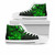 Fiji High Top Shoes - Cross Style Green Color 6